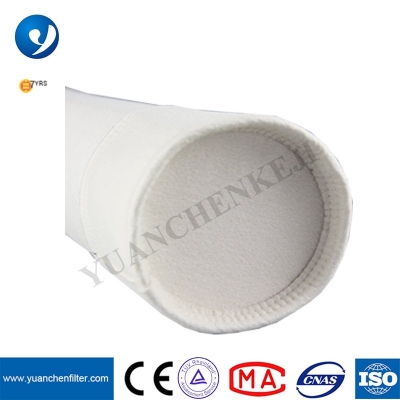 polyester PP akrilik PPS P84 FMS PTFE darbe jet ortamı NOMEX fiberglas toz filtre torbası