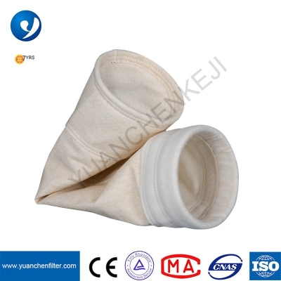 endüstriyel toz toplayıcı nonwoven NOMEX fiber toz filtreleri kollu filtre çorap aramid filtre torbası
